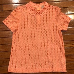 J. Crew Eyelet Top